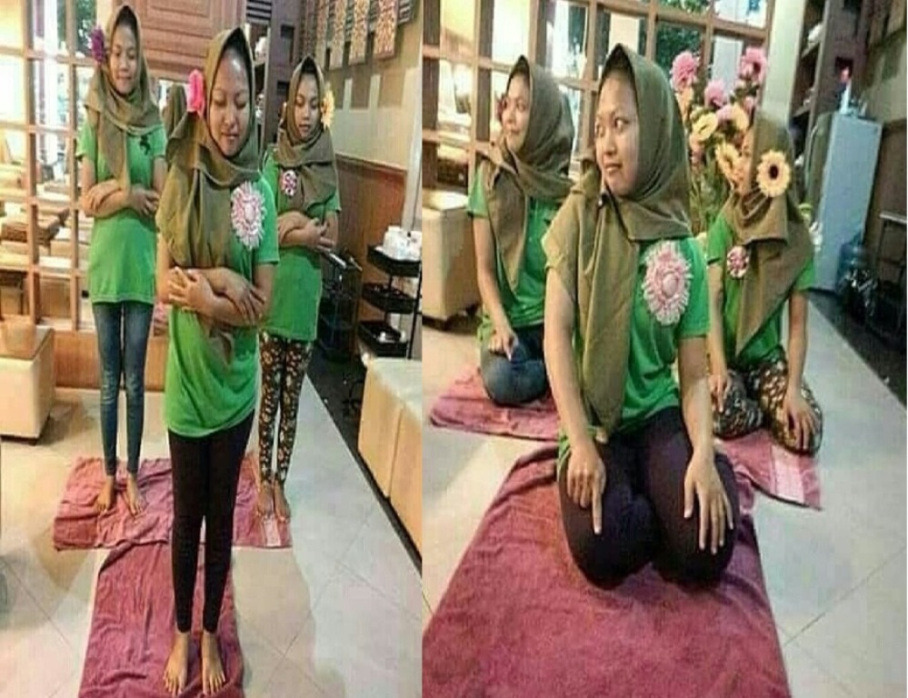 Kelakuan Cabe-Cabean Jaman Now Main-Main dengan Shalat ini Bikin Ingin Berkata Kasar