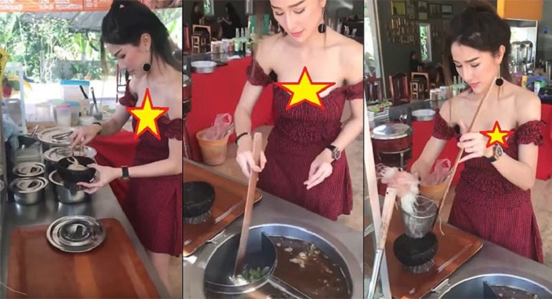 Kedai Mi Ini Bikin Heboh, Pelayannya yang Cantik dan Seksi Jadi Viral