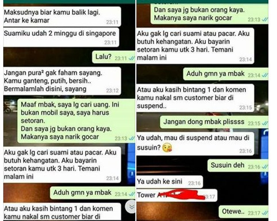 Dapet Chat Begini dari Customer, Tawaran yang Diberikan Justru Bikin Si Driver Bingung, Ini Rezeki atau Musibah?