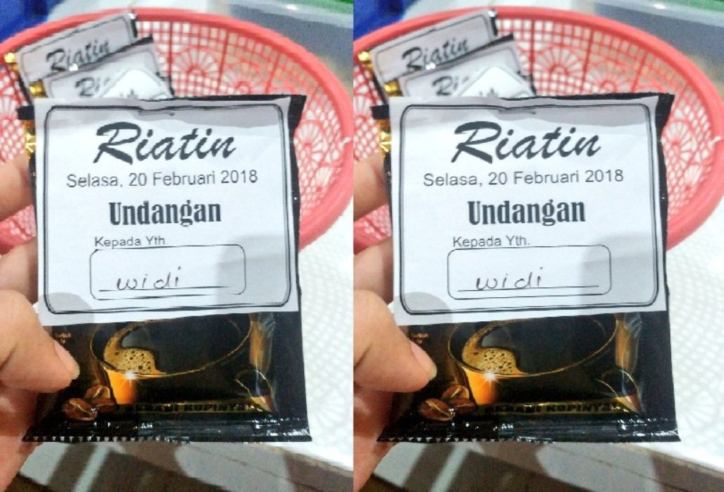 Undangan Pernikahan Super Simple ini Viral di Medsos, Minimalis dan Berguna Banget