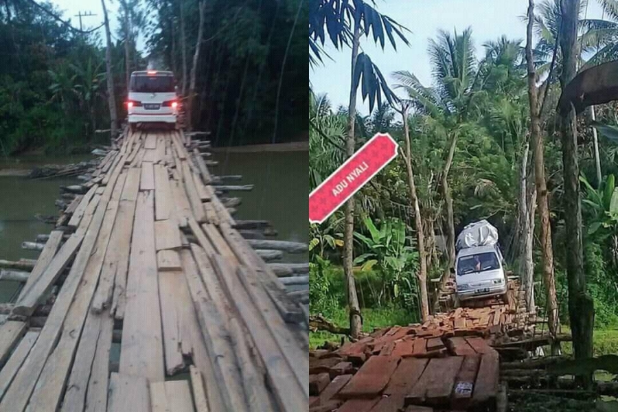 Posting Foto Jembatan, Netizen Ini Sebut Daerahnya Korban Janji Politik yang Tak Terealisasi