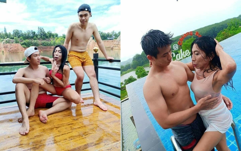 Foto Mesra Nenek-Nenek dan Brondong Viral, Netizen Nyinyirnya Gak Ketulungan