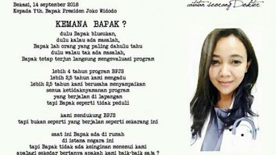 Berani Banget! Dokter Cantik Ini Kasih Tamparan Keras Buat Jokowi dan Langsung Viral!