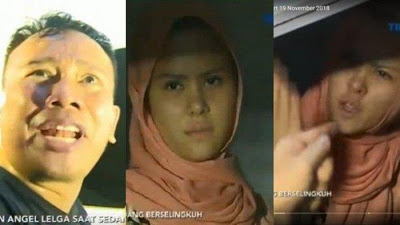 Mengaku Dijebak, tapi Kenapa Saat Digerebek Vicky, Angel Lelga Sudah Lepas Hijab?