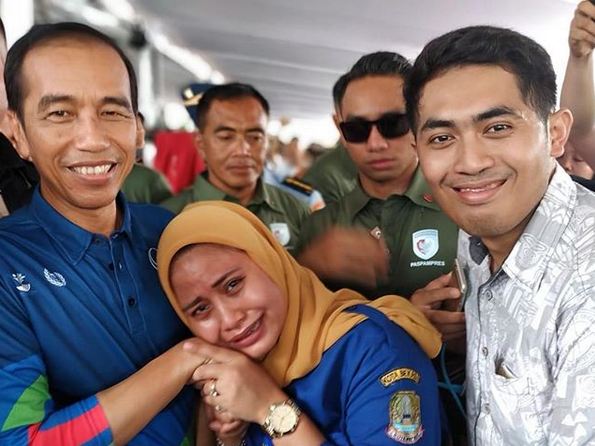 Cerita di Balik Foto Viral Ibu Hamil yang Ngidamnya Bertemu Jokowi Akhirnya Terwujud