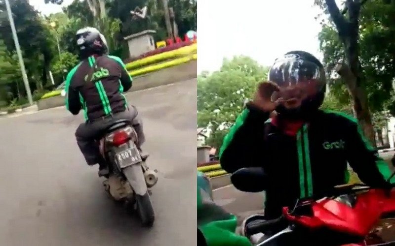 Viral Ojol Lupa Bawa Penumpang Bikin Ngakak