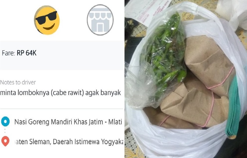 Minta Tambahan Cabai, Pria ini Kaget Lihat Bungkusan Plastik dalam Makanan Pesanannya