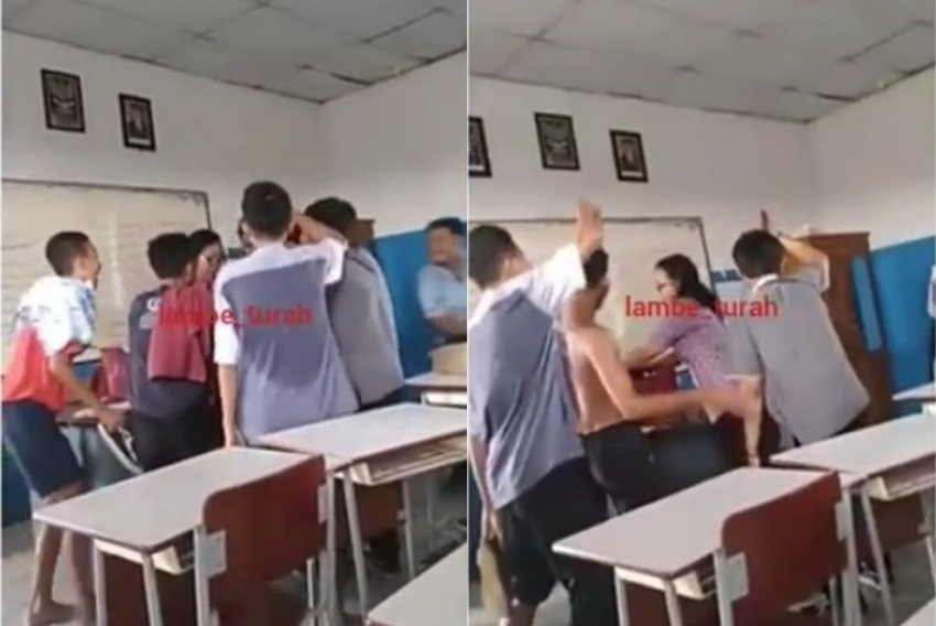 Joget di Dalam Kelas sambil Mengelilingi Guru dan Acungkan Uang, Aksi Sejumlah Siswa ini Bikin Geram