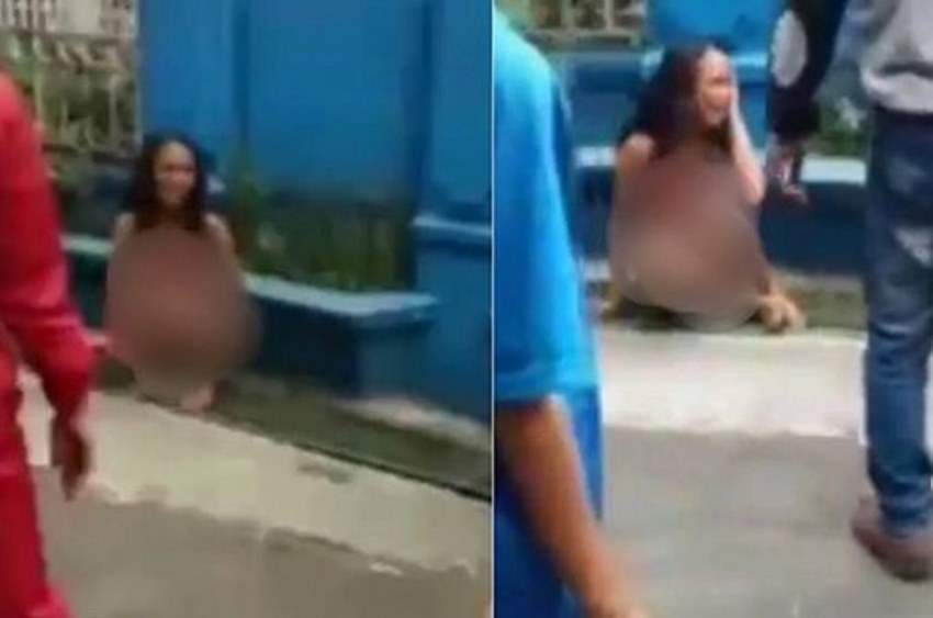 Diduga Korban Persekusi, Wanita ini Ditelanjangi Warga di Depan Umum, Bajunya Ditendang