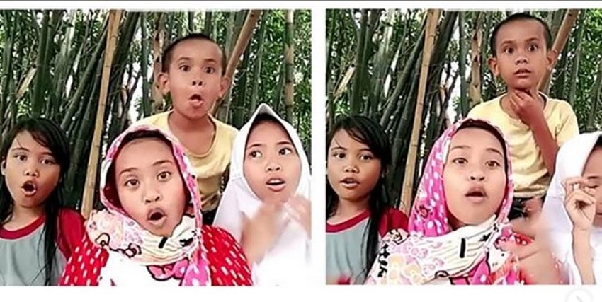 Tersedak Buah Rambutan saat Buat Video ala Tik Tok, Ekspresi Bocah ini Jadi Sorotan