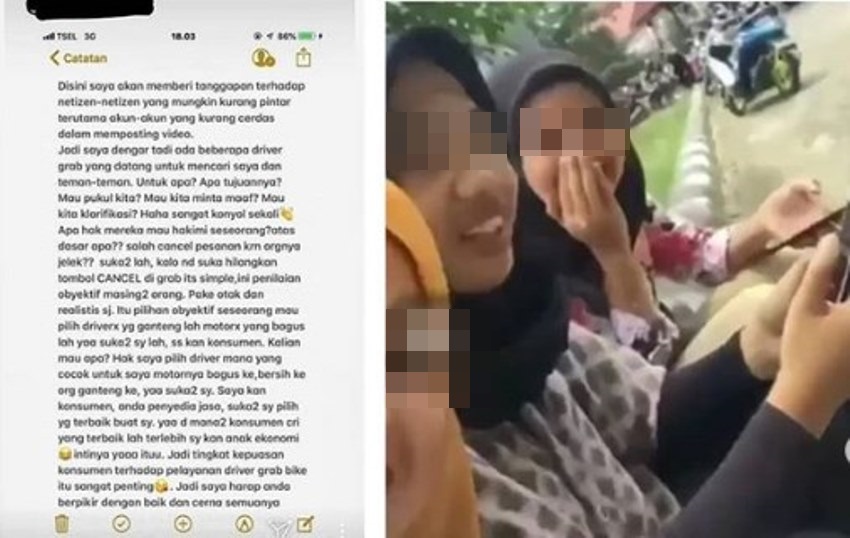 Viral Cewek Cancel Orderan Gara-Gara Driver Jelek, Begini Tanggapan Ketiganya