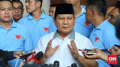 Wartawan Asing Tanya Jika KPU Umumkan Jokowi Menang, Begini Reaksi Prabowo!