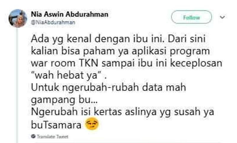 Heboh Politisi TKN Jokowi-Ma'ruf Bisa Ubah Data KPU di War Room, Berikut Faktanya