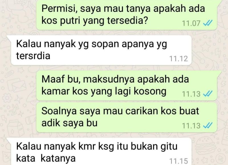 Chat Ibu Kos di Kalimantan Mendadak Viral, Bikin Netizen Geram dan Gagal Paham