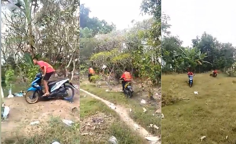 Video Viral Pemotor Lindas Kuburan Dibuat pada Maret 2019