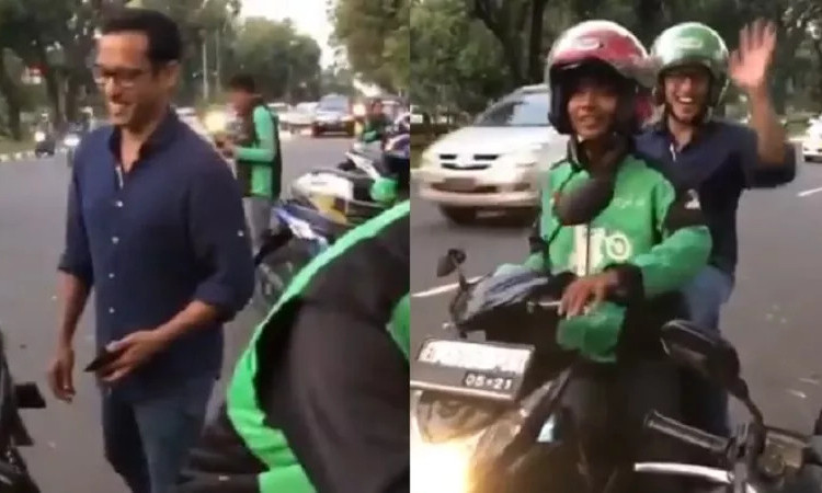 Jadi Menteri, Video Nadiem Makarim Masih Mau Naik Gojek Langsung Viral