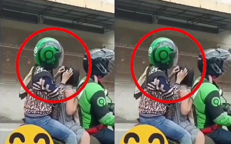 Viral Emak-Emak Cari Kutu di Kepala Anak di Atas Motor Ojol