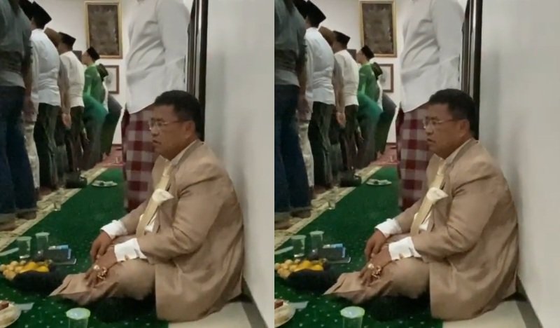 Pengakuan Hotman Paris soal Viral Duduk di Belakang Orang Salat