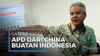 Ganjar Pranowo Kaget Lihat Kiriman Bantuan APD Dari China, Ternyata Buatan Indonesia!