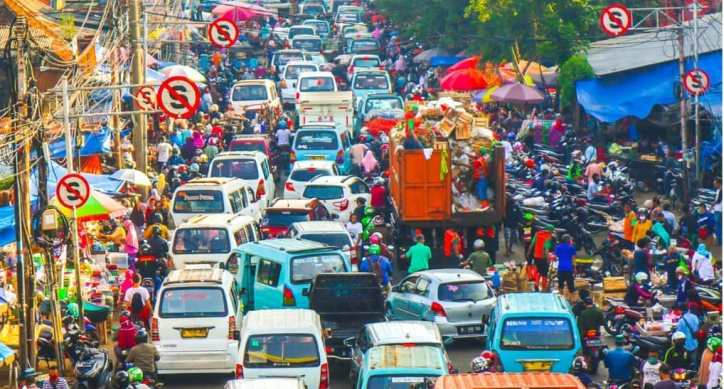 Viral, Beredar Foto Kerumunan Pengunjung Pasar di Jakarta