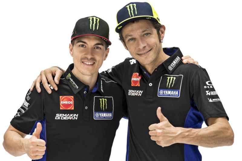 Lucu, Vinales Hampir Pakai Motor Rossi di MotoGP Andalusia 2020