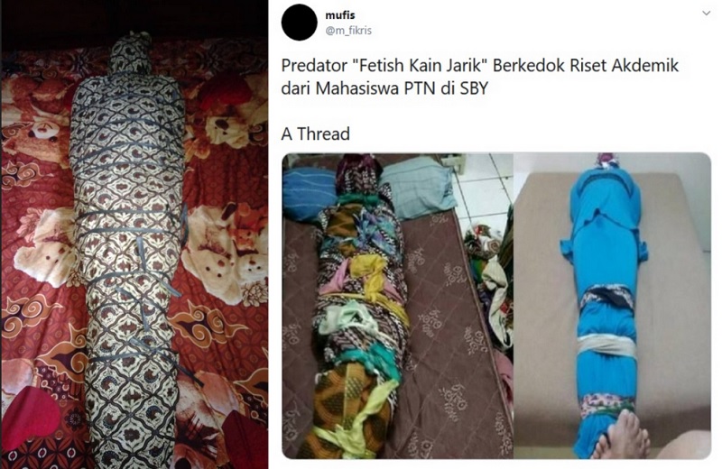 Heboh Kasus Fetish Kain Jarik, Ini Gejala Orang Mengalami Fetishistic Disorder