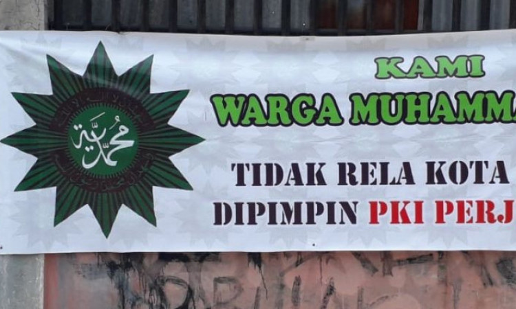 Heboh Spanduk Muhammadiyah Depok Tolak Dipimpin PKI Perjuangan, Begini Faktanya