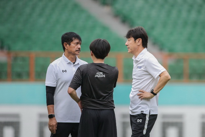 Shin Tae-yong dan Indra Sjafri Fokus ke U-19, Netizen: Jangan Lupakan Timnas Senior