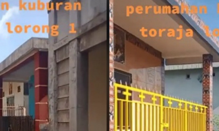 Viral Pemakaman Berbentuk Rumah di Toraja, Bikin Warganet Heran