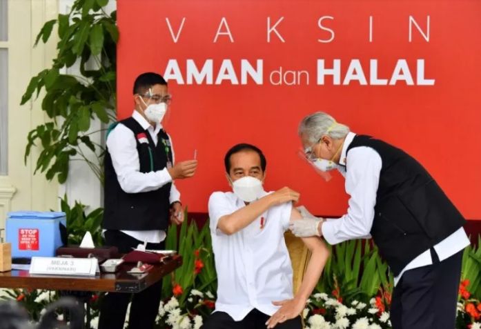 Dongkrak Pamor Vaksin Sinovac, Presiden Jokowi Jadi Sorotan Netizen di China