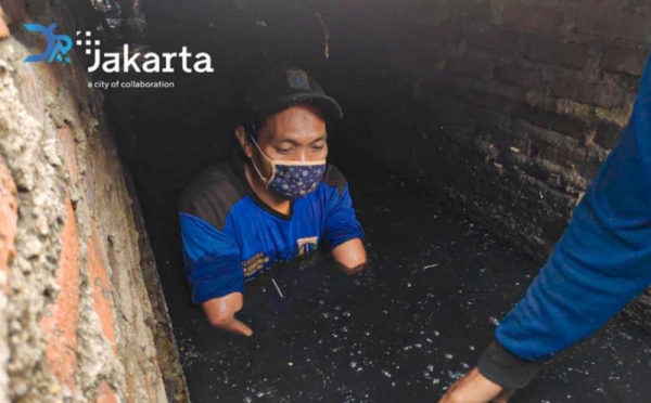 Pasukan Biru Sukses Atasi Genangan di Jakarta Banjir Pujian Netizen