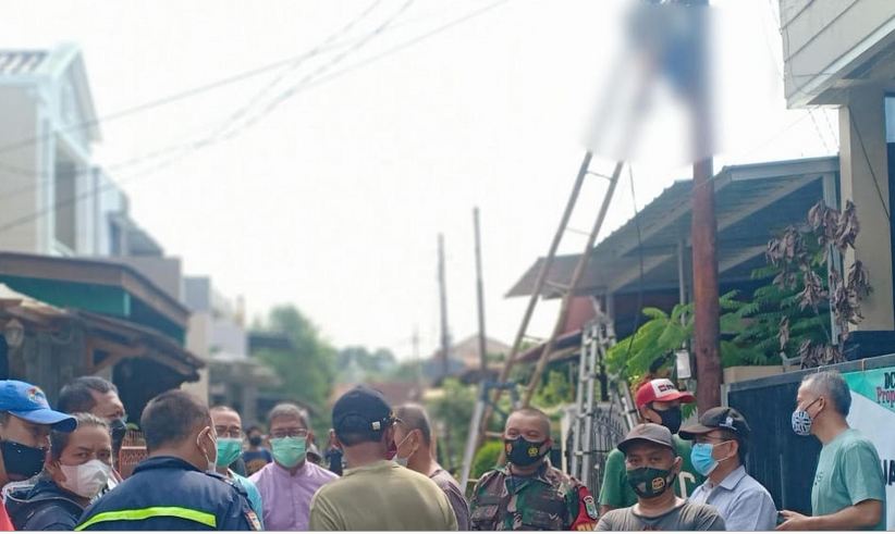 Heboh Pria Tewas Tergantung di Pondek Gede Bekasi