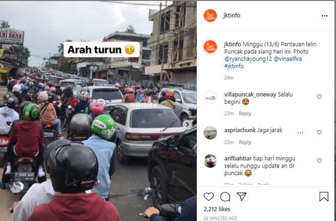 Kawasan Puncak Padat Merayap saat Weekend, Netizen: Emang Ada Apa Sih di Sana?