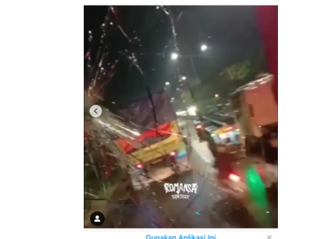 Video Viral Teror Pecah Kaca Truk Ekspedisi Tanjung Priok Ternyata Bentrok Antar-Sopir