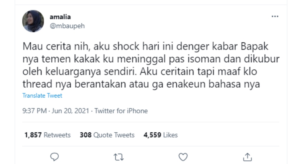 Viral Anak di Bandung Makamkan Sendiri Ayahnya yang Meninggal Akibat Covid-19, Ini Ceritanya