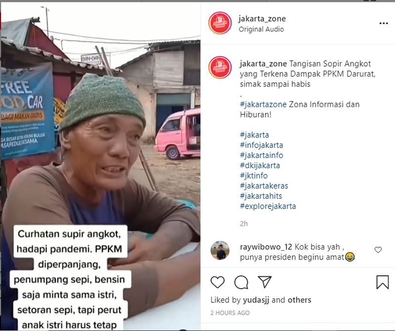 Viral Video Jeritan Hati Sopir Angkot: Bensin Saja Minta Sama Istri!