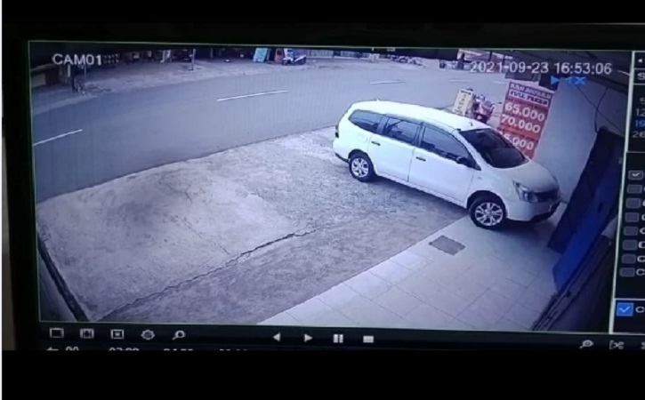 Heboh Bayangan Hitam Bergerak seperti Binatang Terekam CCTV