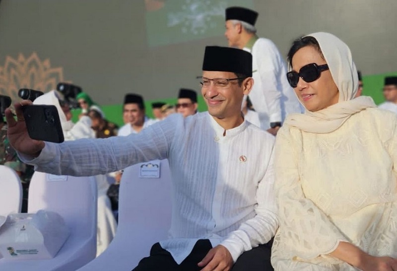 Selfie Bareng Nadiem Makarim, Sri Mulyani: Lucu Ya Mas Menteri