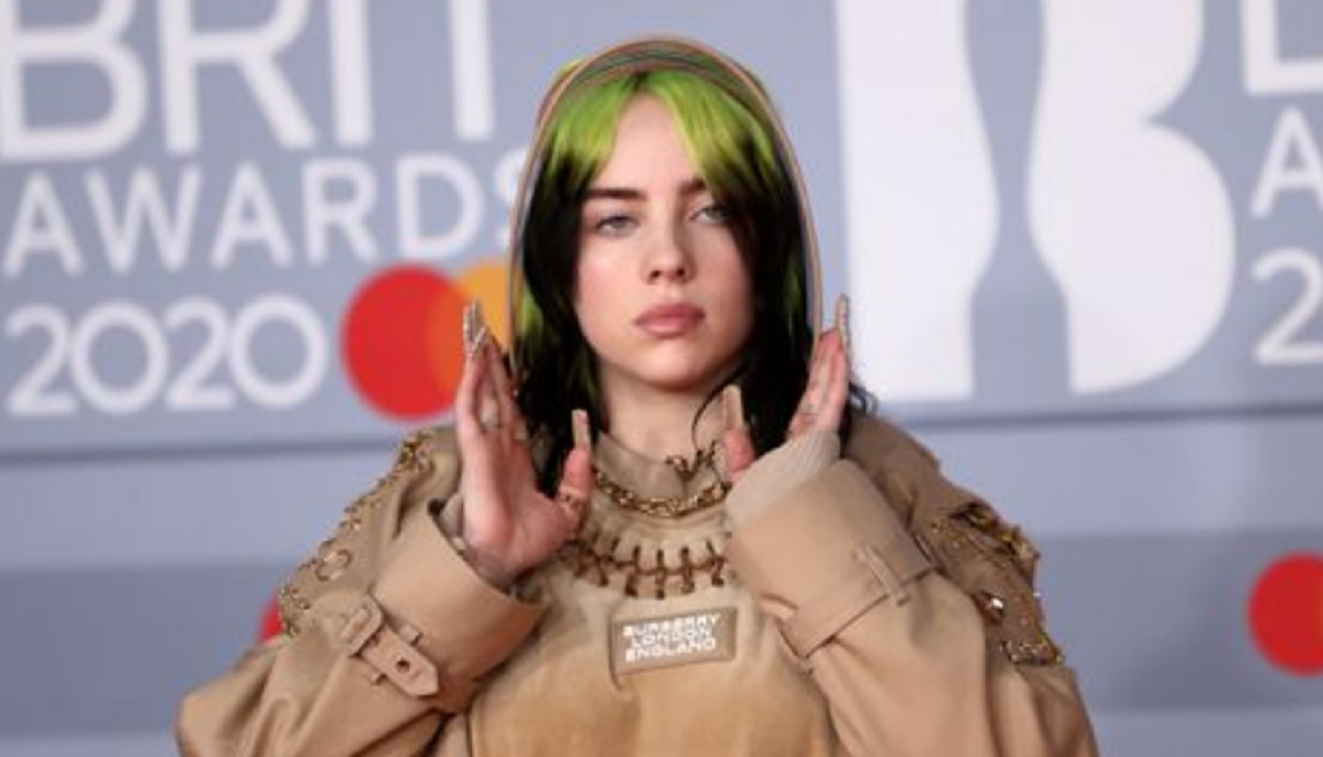 Potret Warna Rambut Baru Billie Eilish, Netizen: Mirip Peta BMKG